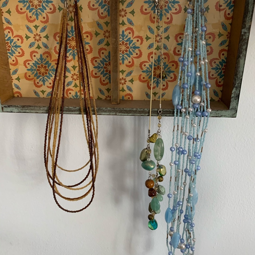 3 Beaded Boho Necklaces